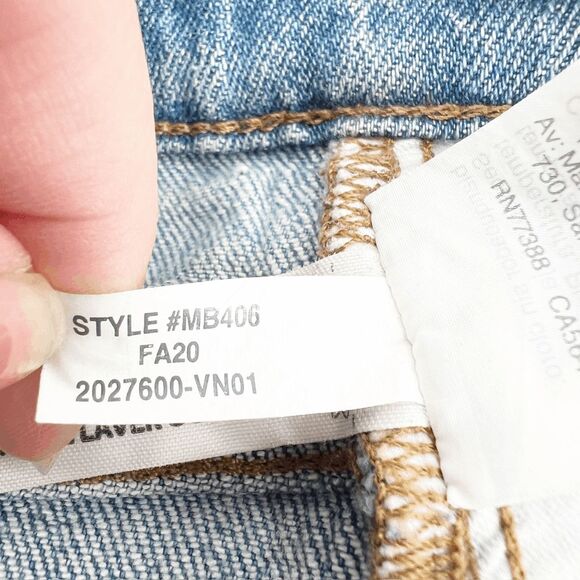 Madewell The Perfect Vintage Jeans Womens Size 27 Blue Denim Cropped Medium Wash - Picture 4 of 8